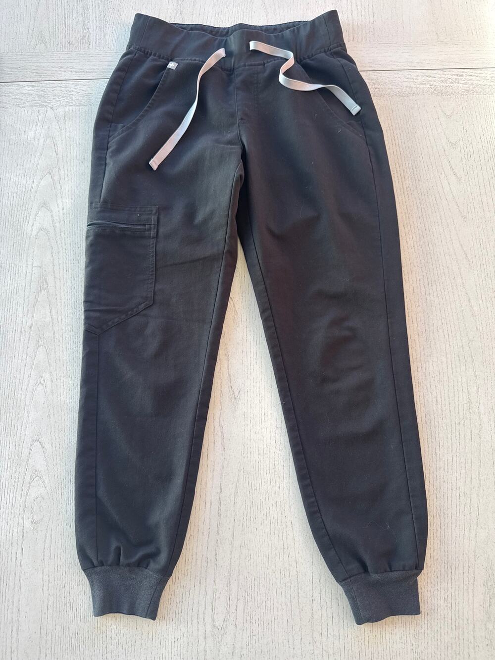 Figs Black Jogger Scrub Bottoms Pants RN Nurse PCT CNA